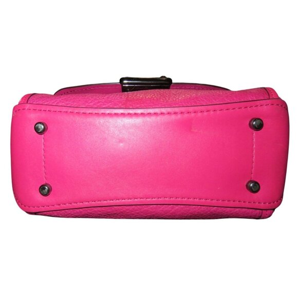 Coach 2016 Drifter Pink Mixed Leather Carryall Satchel 2 Way Crossbody Handbag - Picture 9 of 14